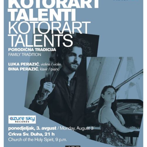 Porodična tradicija na KotorArtu: koncert Luke i Đine Perazić