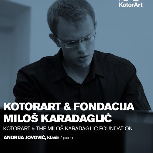 Stipendista Miloš Karadaglić Fondacije, pijanista Andrija Jovović na KotorArtu