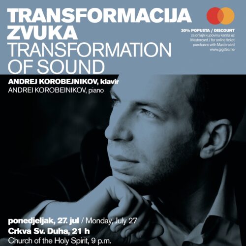 Andrej Korobejnikov recitalom „Transformacija zvuka“ stiže na KotorArt